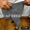 Waist Adjustable Formal Pant's Men's || Deep Ash